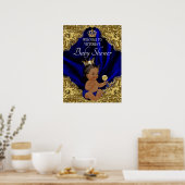 Affiche de bienvenue Baby shower afro-américaine (Cuisine)