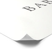 Affiche de bienvenue Baby shower arc-en-ciel (Coin)