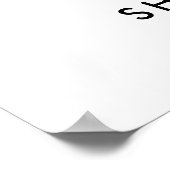 Affiche de bienvenue Baby shower arc-en-ciel aquar (Coin)