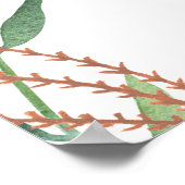 Affiche de bienvenue Baby shower baleine (Coin)