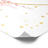 Affiche de bienvenue Baby shower Ballerina Tutu (Coin)