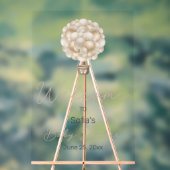 Affiche de bienvenue Baby shower Beige Hot Air Bal (Neutre)