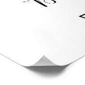 Affiche de bienvenue Baby shower Blue Balloon Elep (Coin)