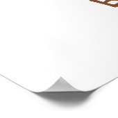 Affiche de bienvenue Baby shower Boho Automne (Coin)