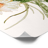 Affiche de bienvenue Baby shower Boho Cactus (Coin)