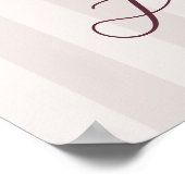 Affiche de bienvenue Baby shower Bonjour Bébé (Coin)