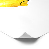 Affiche de bienvenue Baby shower citron pour Baby  (Coin)