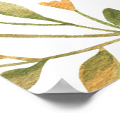 Affiche de bienvenue Baby shower citrouille (Coin)