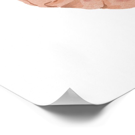 Affiche de bienvenue Baby shower d'automne de Boho (Coin)