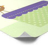 Affiche de bienvenue Baby shower de blanchisserie (Coin)