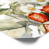 Affiche de bienvenue Baby shower de champignons et (Coin)