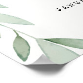 Affiche de bienvenue Baby shower de forêt d'ours d (Coin)