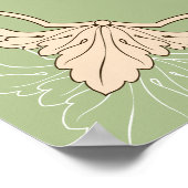 Affiche de bienvenue Baby shower de la bibliothèqu (Coin)