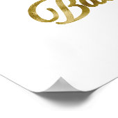 Affiche de bienvenue Baby shower de Little Boo Hal (Coin)