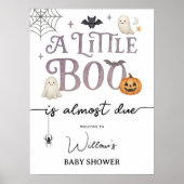 Affiche de bienvenue Baby shower de Little Boo Hal (Devant)