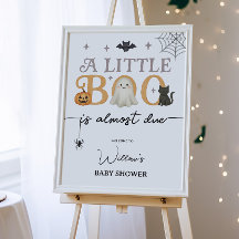 Affiche de bienvenue Baby shower de Little Boo Hal