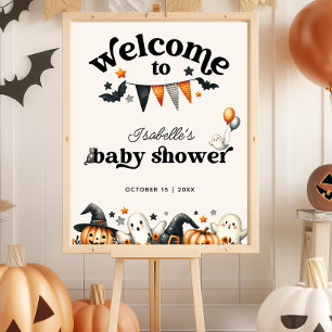 Affiche de bienvenue Baby shower de Little Boo Hal