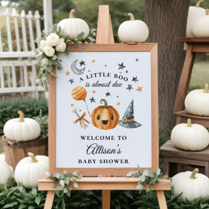 Affiche de bienvenue Baby shower de Little Boo Hal