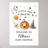 Affiche de bienvenue Baby shower de Little Boo Hal (Devant)