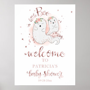Affiche de bienvenue Baby shower de Little Boo Hal