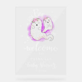 Affiche de bienvenue Baby shower de Little Boo Hal (Recto)