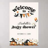 Affiche de bienvenue Baby shower de Little Boo Hal (Devant)