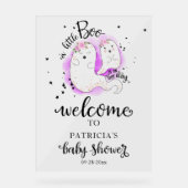Affiche de bienvenue Baby shower de Little Boo Hal (Recto)