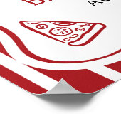 Affiche de bienvenue Baby shower de livraison spéc (Coin)