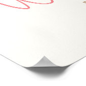 Affiche de bienvenue Baby shower de Teddy Bear (Coin)