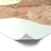 Affiche de bienvenue Baby shower de Teddy Bear (Coin)