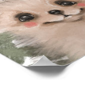 Affiche de bienvenue Baby shower de verdure des bo (Coin)