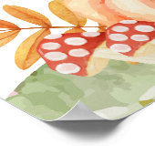 Affiche de bienvenue Baby shower d'Halloween du ch (Coin)