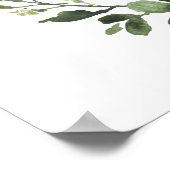 Affiche de bienvenue Baby shower éléphant (Coin)