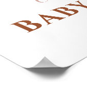 Affiche de bienvenue Baby shower en arc-en-ciel de (Coin)