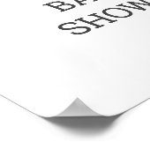 Affiche de bienvenue Baby shower Gold Confetti (Coin)