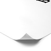 Affiche de bienvenue Baby shower Halloween Little (Coin)