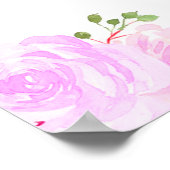 Affiche de bienvenue Baby shower Lilac (Coin)