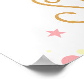 Affiche de bienvenue Baby shower Little Princess (Coin)