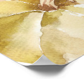 Affiche de bienvenue Baby shower petit Citrouille  (Coin)