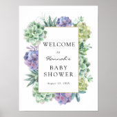 Affiche de bienvenue Baby shower réussie (Devant)