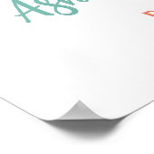 Affiche de bienvenue Baby shower Sun Sunshine (Coin)