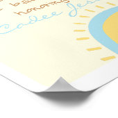 Affiche de bienvenue Baby shower Sunshine (Coin)