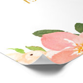 Affiche de bienvenue Baby shower Unicorn (Coin)