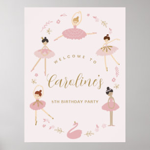 Affiche de bienvenue Ballet Party ・ Poster de Ball