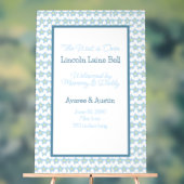 Affiche de bienvenue bébé garçon (Neutre)