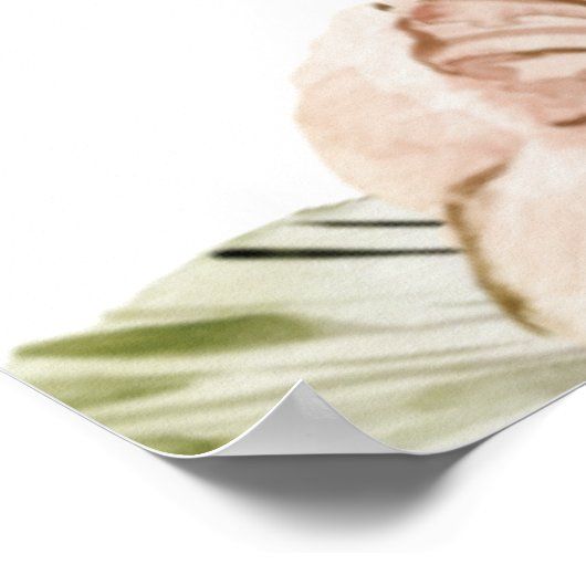 Affiche de bienvenue Boho Sweet 16 (Coin)