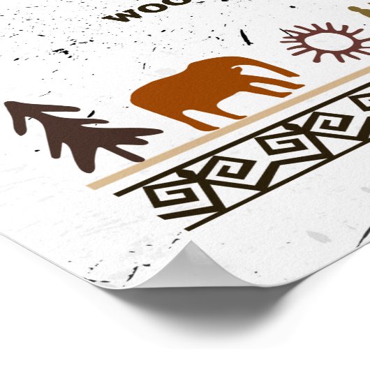 Affiche de bienvenue Caveman Chronicles (Coin)