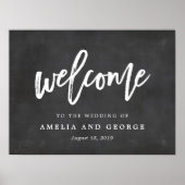 Affiche de bienvenue Choisissez Votre Taille Bross (Devant)