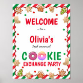Affiche de bienvenue Christmas Cookie Exchange (Devant)