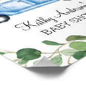 Affiche de bienvenue Citrouille de Baby shower de (Coin)